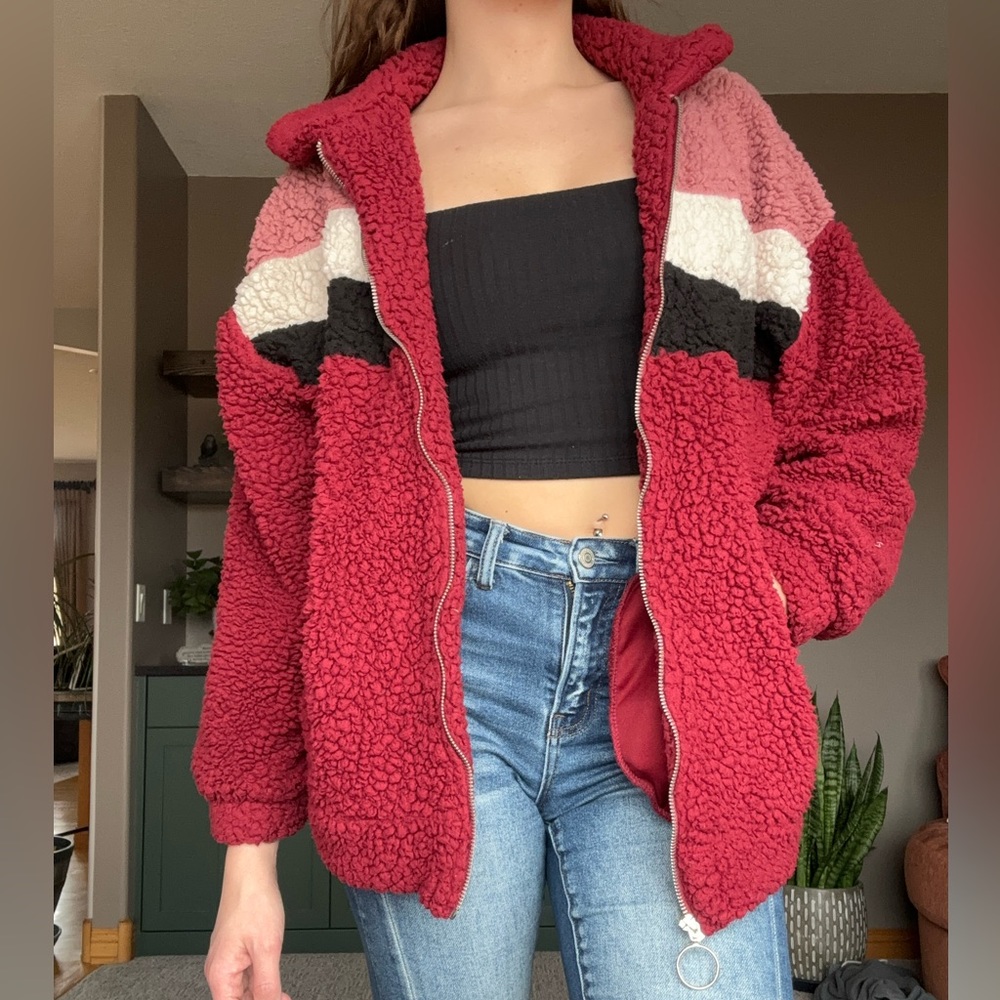 Women’s Sherpa Zip Up Jacket